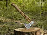 Viking Forged Axe, Hatchet, Hand Forged Carbon Steel Viking Axe, Ragnar, Bearded Axe Personalized Axe Anniversary Gift